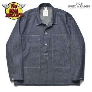  ꥢޥå UNIFORM, WORK, BLUE DENIM ǥ˥ ץ륪С㥱å MJ22008 THE REAL McCOY'S[2022ǯղƿ]