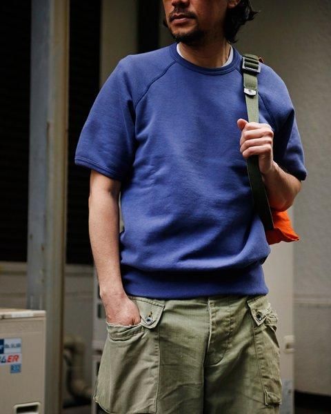 ザ リアルマッコイズ 9 oz. 吊り編み 半袖スウェット ブラック S