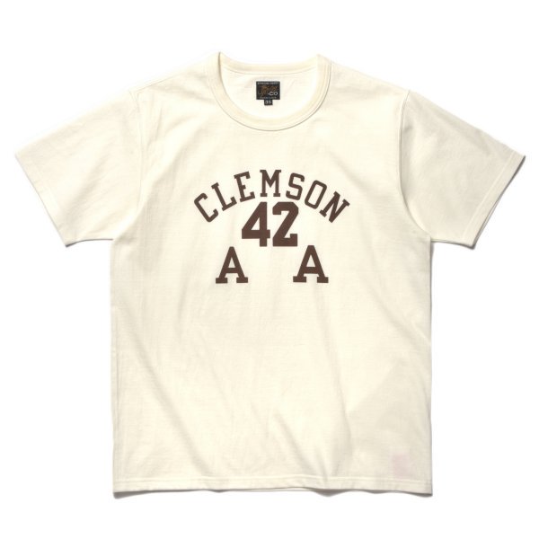 ネコポス送料200円]ザ リアルマッコイズ JOE MCCOY TEE / CLEMSON 42 T