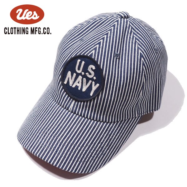 ウエス ヒッコリーキャップ ベースボールキャップ 帽子 U.S.NAVY