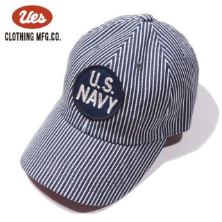ウエス ヒッコリーキャップ ベースボールキャップ 帽子 U.S.NAVY ネイビー 82HC UES