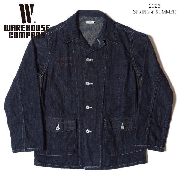 ウエアハウス 2186 U.S.ARMY DENIM COVERALL プリント ミリタリー ...