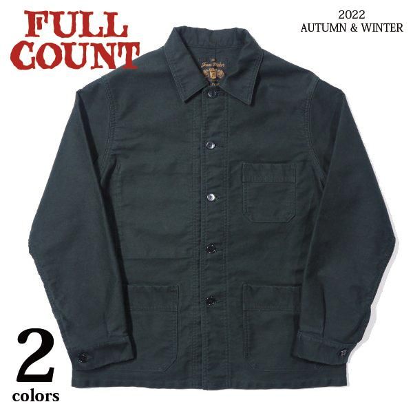 フルカウント FRENCH MOLESKIN WORK JACKET 2022 モールスキンワーク ...