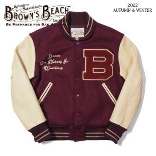 [ͽ]BROWNS BEACH VARSITY JACKET 30TH ANNIVERSARY ITEM BBJ-021 ֥饦󥺥ӡT[2022ǯ11ͽ][2022ǯ߿]