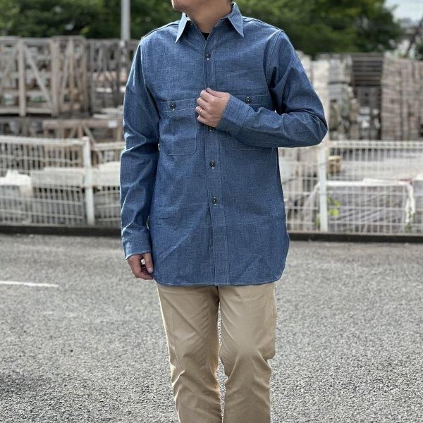 ウエアハウス 3044 USN CHAMBRAY SHIRTS 無地 シャンブレーシャツ ウエアハウス 3044 USN CHAMBRAY SHIRTS 無地 シャンブレーシャツ