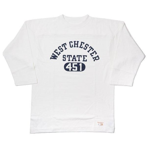 ウエアハウス Lot 4063 7分袖フットボールTシャツ WEST CHESTER