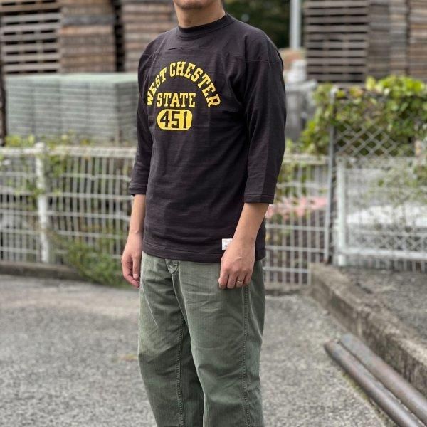 ウエアハウス Lot 4063 7分袖フットボールTシャツ WEST CHESTER ウエアハウス Lot 4063 7分袖フットボールTシャツ WEST CHESTER