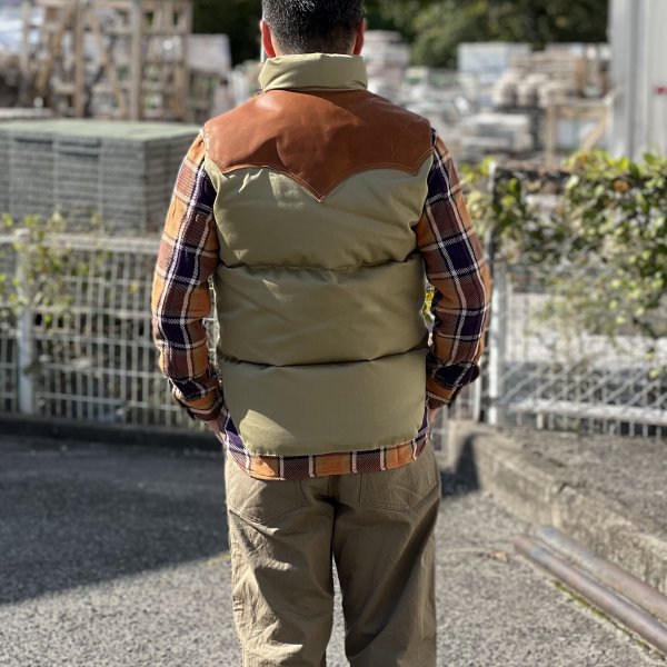 ウエアハウス×ロッキーマウンテン WESTPOINT DOWN VEST ROCKY ウエスト