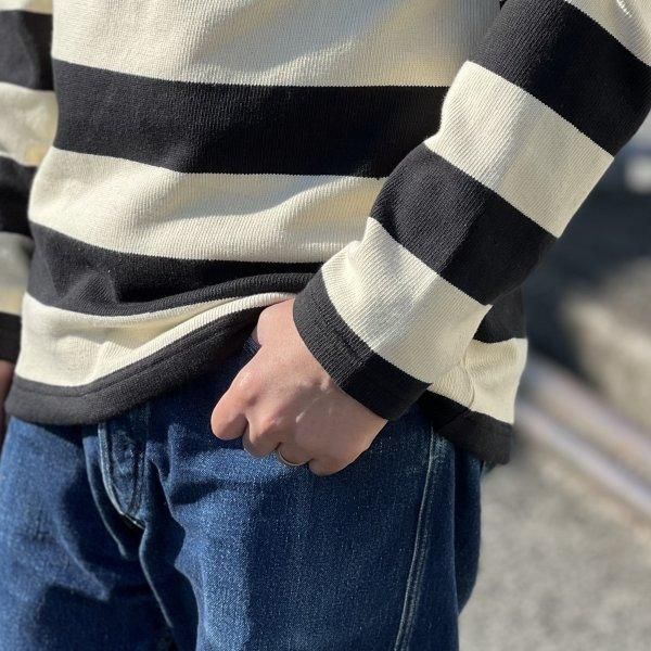 [新色]ザ リアルマッコイズ BC18104 BUCO STRIPE RACING JERSEY ストライプレーシングジャージ THE REAL  McCOY'S[2022年秋冬新作] - セルロイド CELLULOID