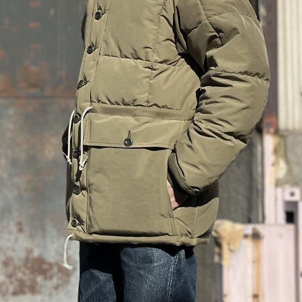 ザ リアルマッコイズ MJ22126 COTTON/NYLON HOODED DOWN JACKET