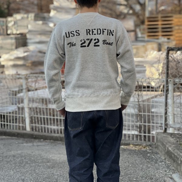 ザ リアルマッコイズ MC22106 MILITARY PRINT SWEATSHIRT / USS REDFIN