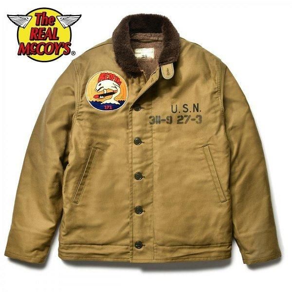 ザリアルマッコイズ N-1 DECK KHAKI USS REDFIN (38)DECKJACKET