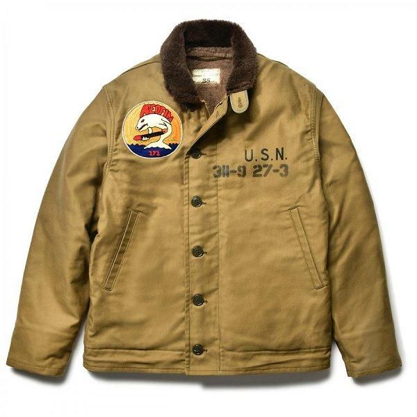 ザ リアルマッコイズ MJ22116 N-1 KHAKI / USS REDFIN デッキ