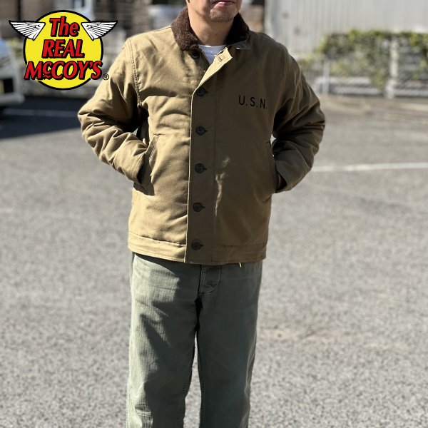 ザ リアルマッコイズ MJ22115 N-1 DECK JACKETKHAKI