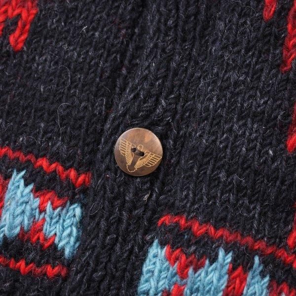 フェローズ ハンドニット カウチンカーディガン WOOL CARDIGAN