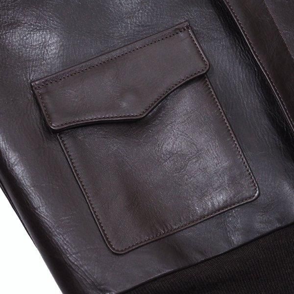 セルロイド別注]ワイツーレザー TYPE A-2 HAND DYED HORSE ハンド