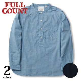 フルカウント スタンドカラー シャンブレーシャツ STAND COLLAR CHAMBRAY SHIRTS 4900-21 FULLCOUNT[定番商品]