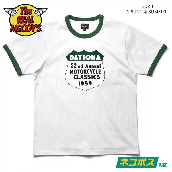 ザ リアルマッコイズ MC23026 JOE McCOY TEE / DAYTONA プリントT