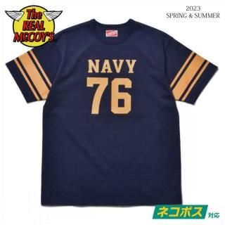 <img class='new_mark_img1' src='https://img.shop-pro.jp/img/new/icons14.gif' style='border:none;display:inline;margin:0px;padding:0px;width:auto;' />[ͽ] ꥢޥå MC23002 MILITARY ATHLETIC TEE / NAVY 76 ץT THE REAL McCOY'S[2023ǯղƿ]