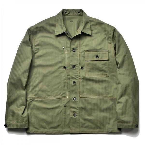 ザ リアルマッコイズ MJ23011 P-44 UTILITY COAT ヘリンボーンジャケット ミリタリー THE REAL  McCOY'S[2023年春夏新作] - セルロイド CELLULOID