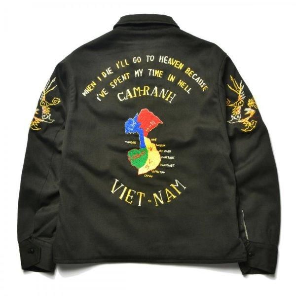 予約商品]ザ リアルマッコイズ MJ23008 VIET-NAM JACKET CAM-RANH ベトジャン スーベニアジャケット THE  REAL McCOY'S[2023年秋冬] セルロイド CELLULOID