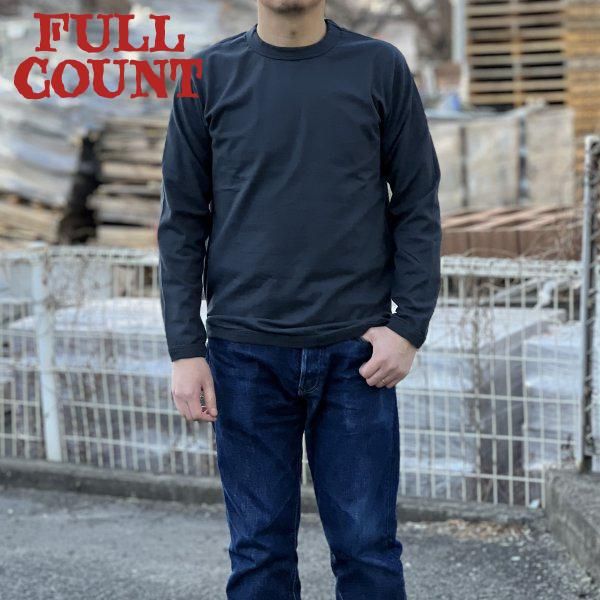 フルカウント フラットシーム ヘビーウェイト ロングスリーブTシャツ 長袖 FLAT SEAM HEAVY WEIGHT LONG SLEEVE T SHIRT 5222L-20A FULLCOUNT - セルロイド CELLULOID