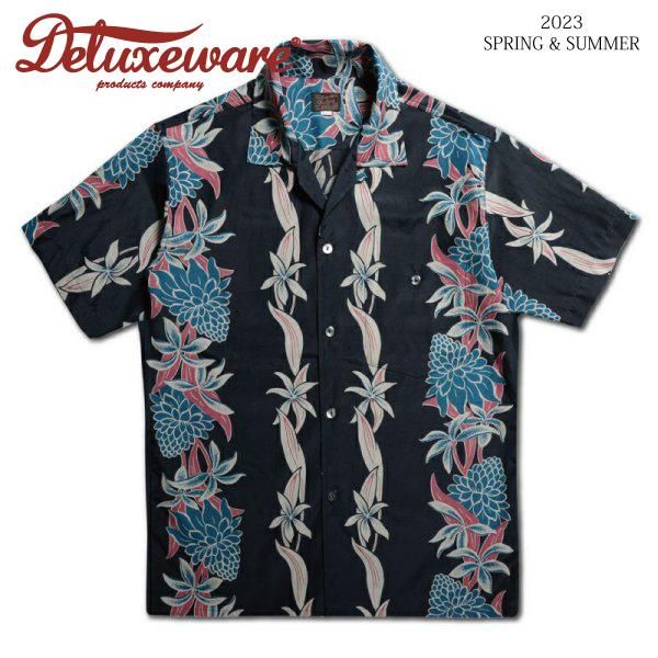 デラックスウエアAL-11 TORCH GINGER アロハシャツ 予約商品]デラックスウエア AL-11 TORCH GINGER ハワイアンシャツ
