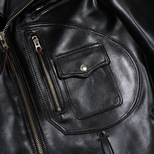 メル♠️theory♠️ ダブルライダース レザー ジャケット M Mo-LAWS ダブルライダースジャケット UK ラムレザー 本革 革