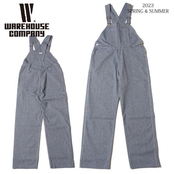 [予約商品]ウエアハウス Lot 1227 INDIGO PINCHECK OVERALL インディゴ ピンチェック オーバーオール  WAREHOUSE[2023年春夏新作] - セルロイド CELLULOID