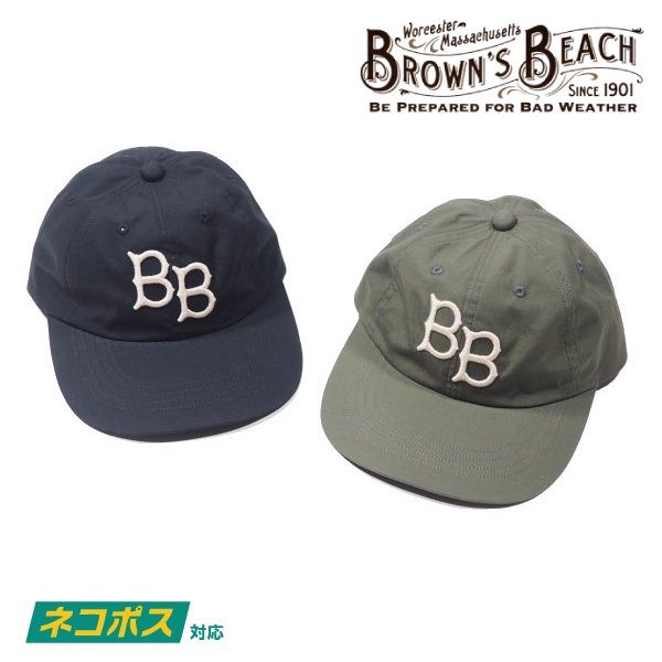 ネコポス送料200円]ブラウンズビーチ BBJ CLASSIC LOGO CAP クラシック