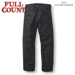 [ͽ]ե륫 1101BK STRAIGHT BLACK SELVEDGE DENIM FULLCOUNT[2023ǯ߿]