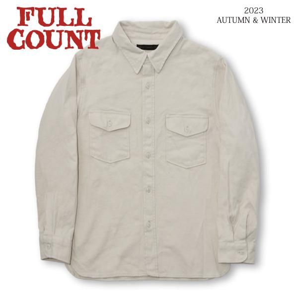 フルカウント 4079-1 COTTON WOOL CPO SHIRT FULLCOUNT[2023年秋冬新作