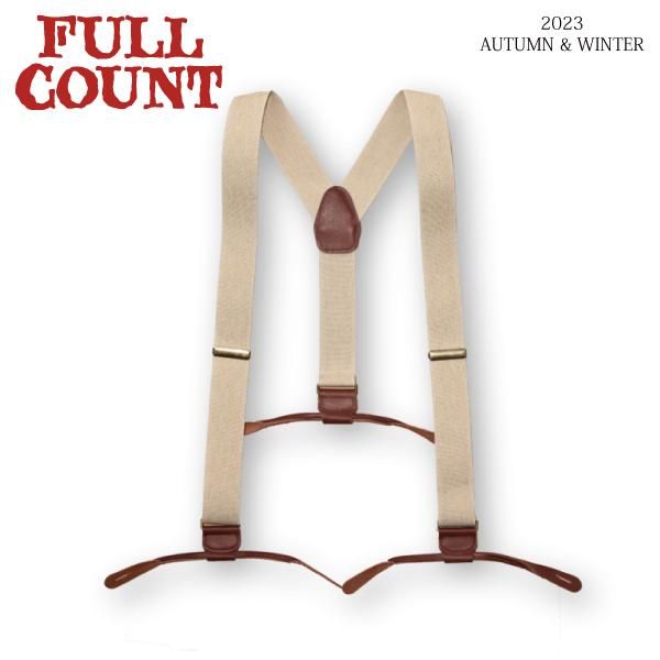 新品同様 フルカウント サスペンダー 6016 Ecru 【公式通販】