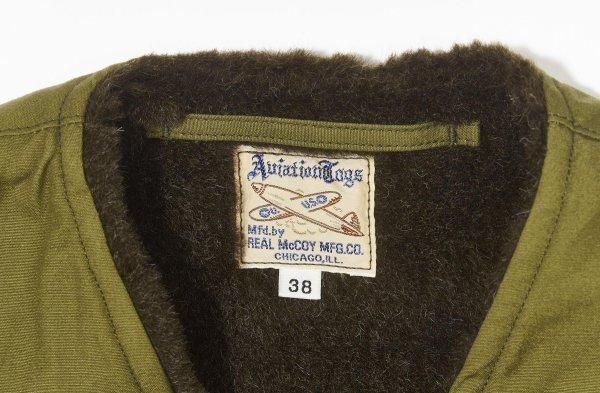 ザ リアルマッコイズ MJ23107 USN ALPACA VEST アルパカベスト ミリタリー THE REAL McCOY'S 2023年秋冬 -  セルロイド CELLULOID