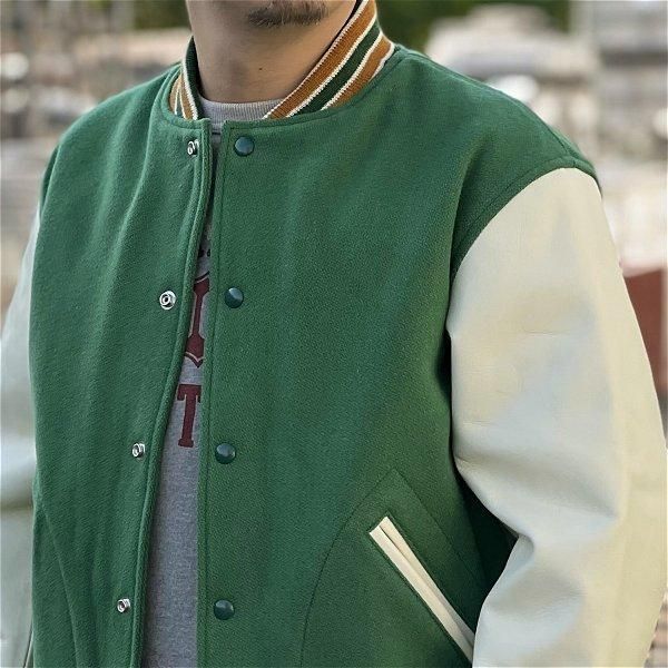 ザ リアルマッコイズ MJ23120 WOOL VARSITY JACKET ウールバーシティジャケット スタジャン THE REAL McCOY'S 2023年秋冬 - セルロイド CELLULOID ザ リアルマッコイズ MJ23120 WOOL VARSITY JACKET ウールバーシティジャケット スタジャン THE REAL McCOY'S 2023年秋冬 - セルロイド CELLULOID