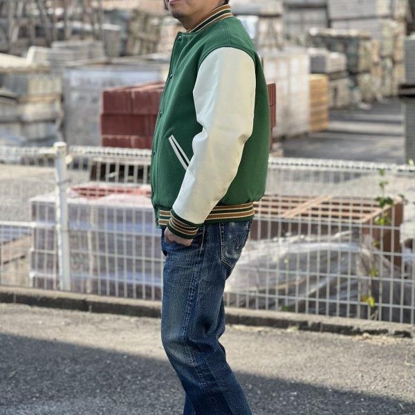 ザ リアルマッコイズ MJ23120 WOOL VARSITY JACKET ウールバー ザ リアルマッコイズ MJ23120 WOOL VARSITY JACKET ウールバー