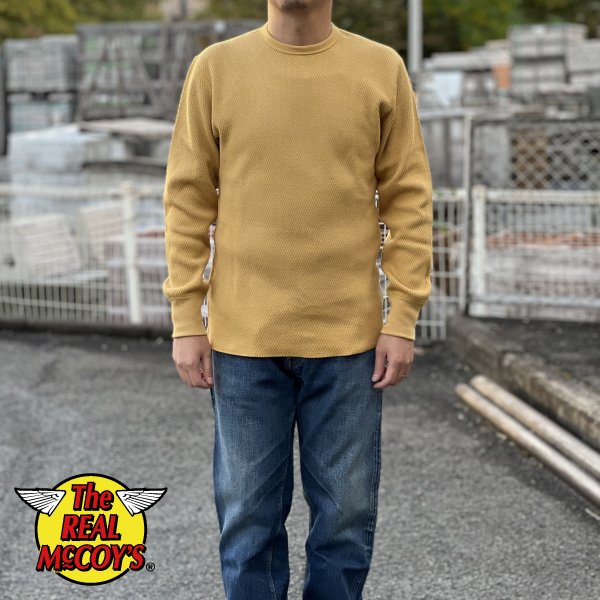 ザ リアルマッコイズ MC23115 HONEYCOMB THERMAL SHIRT ハニーコンボ サーマルシャツ THE REAL McCOY'S  2023年秋冬 - セルロイド CELLULOID