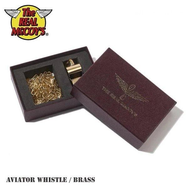 ザ リアルマッコイズ MA23102 AVIATOR WHISTLE / BRASS ザ リアルマッコイズ MA23102 AVIATOR WHISTLE / BRASS