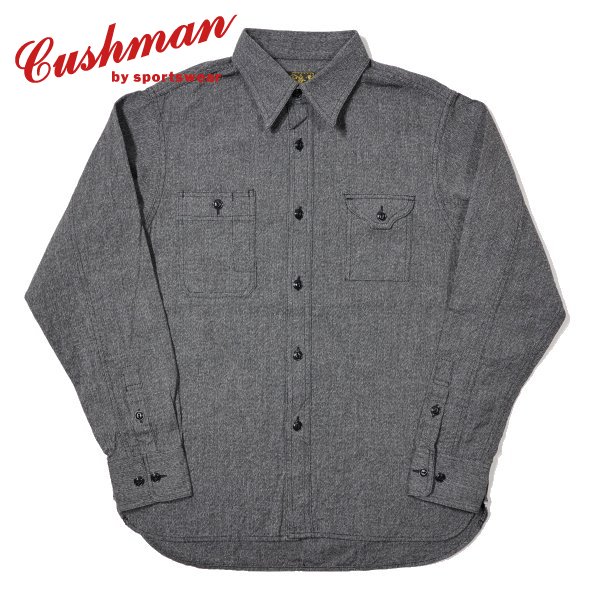 クッシュマン 25580 シャンブレー ワークシャツ CHAMBRAY WORK SHIRTS