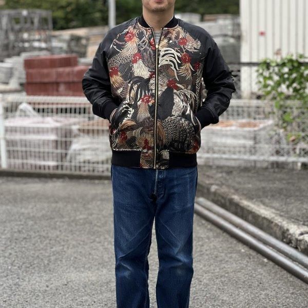 フェローズ 23W-GOLDEN-F リバーシブル スカジャン ブラック SOUVENIR