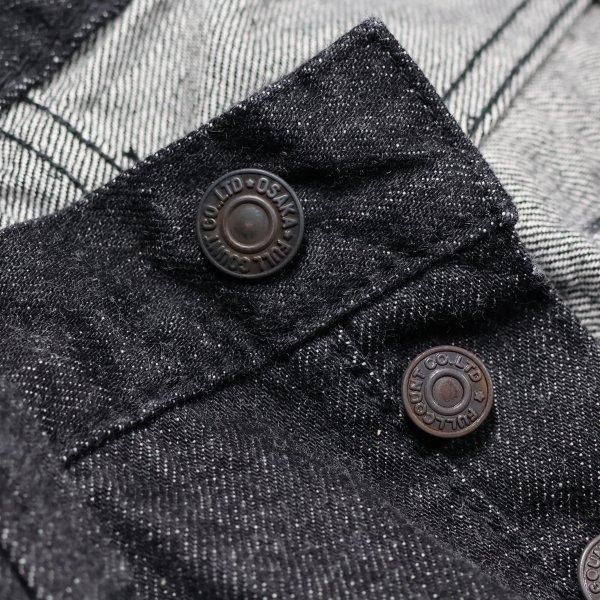 フルカウント 1108BK SLIM STRAIGHT BLACK SELVEDGE DENIM