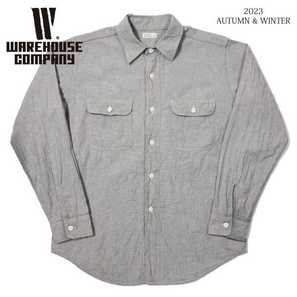 ウエアハウス 3051 TRETON STEEL WORKER SHIRTS グレー ウエアハウス 3051 TRETON STEEL WORKER SHIRTS グレー