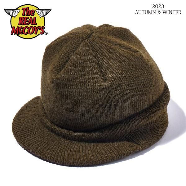 ザ リアルマッコイズ MA23105 CAP, WOOL, KNIT, M-1941 ジープキャップ