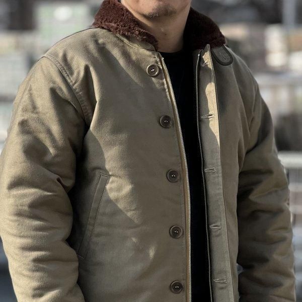 ウエアハウス 2181 NAF1168 N-1 WINTER JACKET KHAKI NXs-1404 ウエアハウス 2181 NAF1168 N-1 WINTER JACKET KHAKI NXs-1404