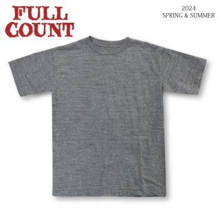 [予約商品]フルカウント 5501 HEATHER GRAY T SHIRT 杢グレーTシャツ FULLCOUNT 2024年春夏新作