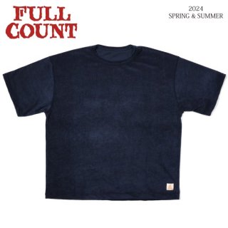 [予約商品]フルカウント FULOCOUNT FLO-003-24 TENCEL PILE T SHIRT パイルTシャツ FULLCOUNT 2024年春夏新作