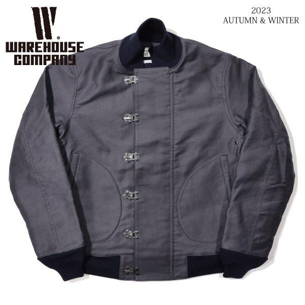 ウエアハウス 2208 U.S.NAVY 6HOOK DECK JACKET NAVY BLUE NXss-23181 