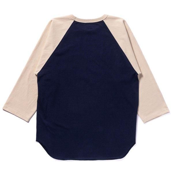 ザ リアルマッコイズ MC24002 MILITARY BASEBALL TEE / NAVY