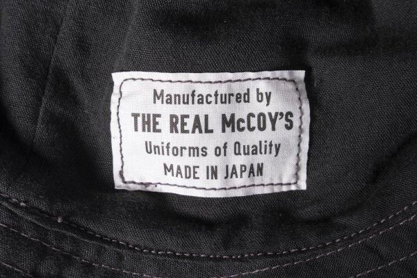 ザ リアルマッコイズ MA24004 VIETNAM WAR BLACK BOONIE HAT