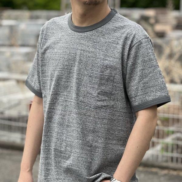 ネコポス送料200円]ザ リアルマッコイズ MC24020 POCKET TEE / HEATHER